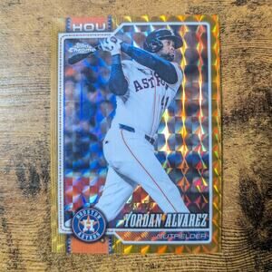 2026 Topps Chrome Yordan Alvarez #3 Gold Geometric /50 MVP Buyback Astros